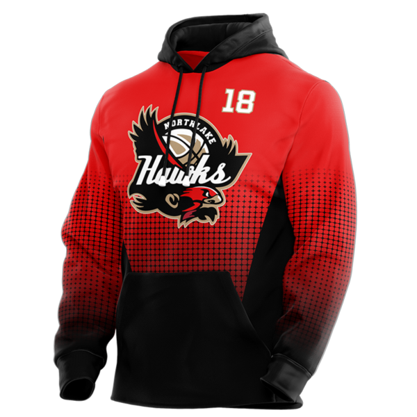 Turn heads on and off the court with the Red Hawks Custom Game Day Hoodie. Bold colors, full customization, and premium athletic comfort.